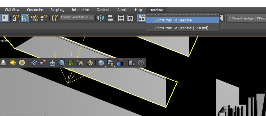 Deadline Monitor for 3ds Max