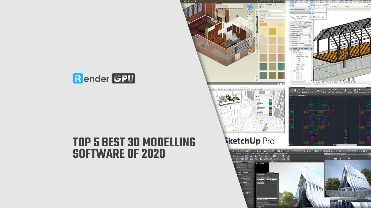 Top 5 best 3D modelling software | 3ds Max Cloud Rendering