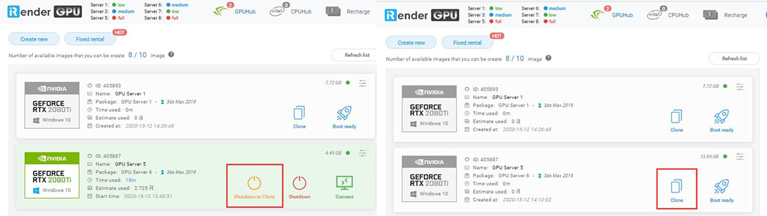 create more images on iRender