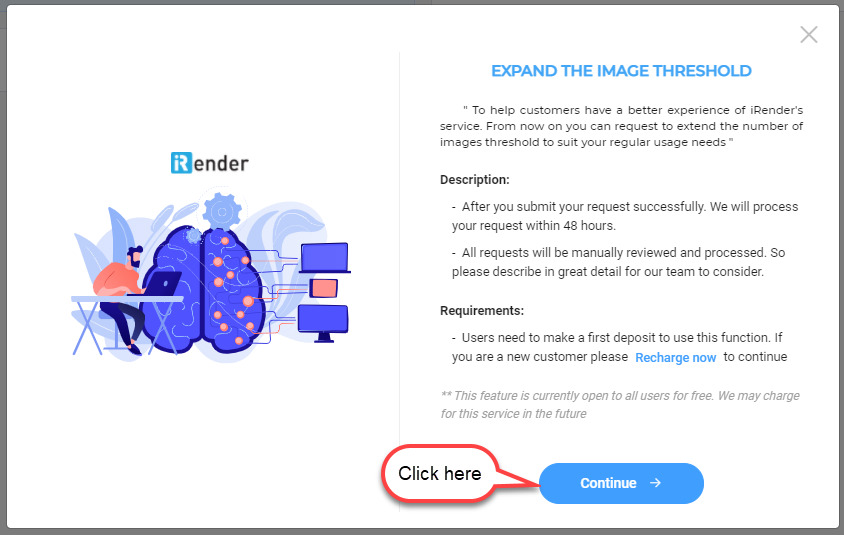 How to use EXTRA SERVICE feature of iRender? 3
