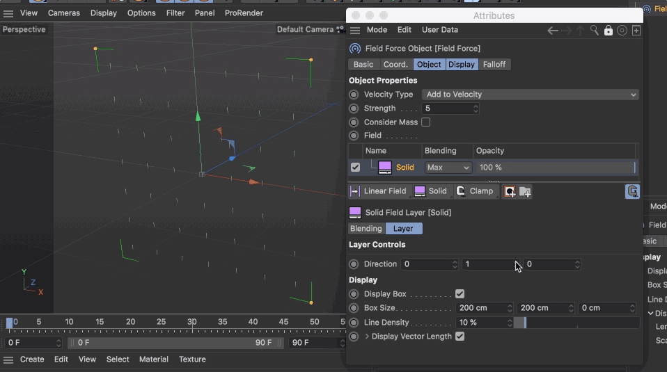 Field Force in Cinema 4D