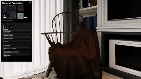 Enhance luxury looking interior with Fur material in Lumion 3