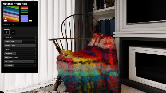 Enhance luxury looking interior with Fur material in Lumion 5