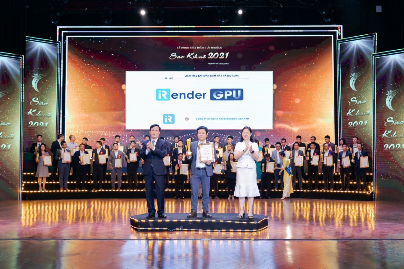iRender's Solutions won 2 awards at Sao Khue 2021 2