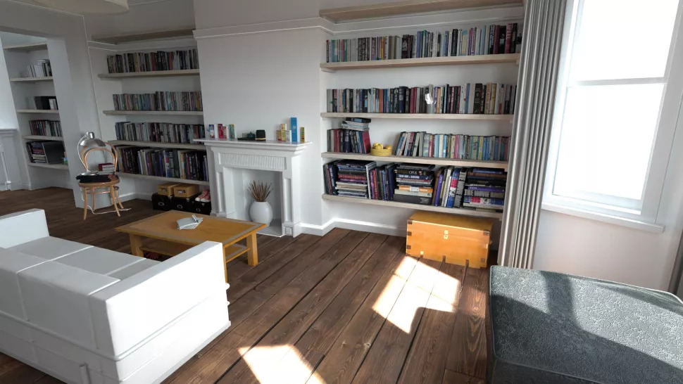 How to render a photorealistic room scene with Redshift 2