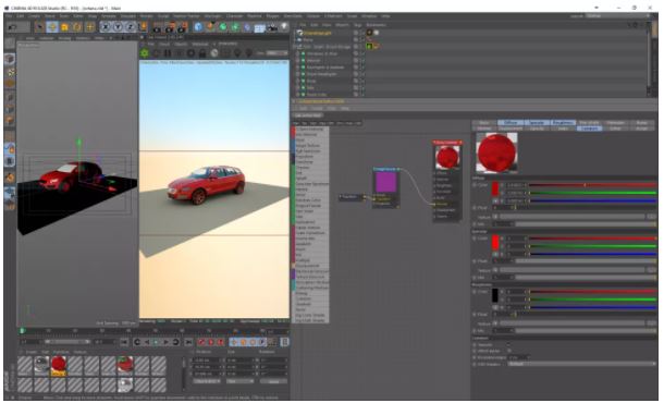 Octane’s workflow is based on a Node Editor, using it can vastly speed up your workflow
