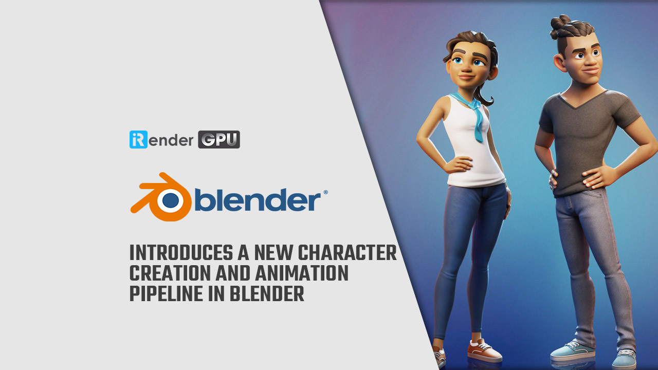 Introduces a new character creation and animation pipeline in Blender