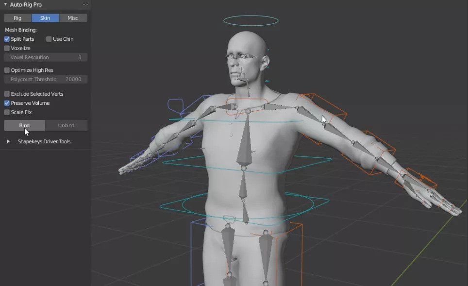character creator 3 to blender