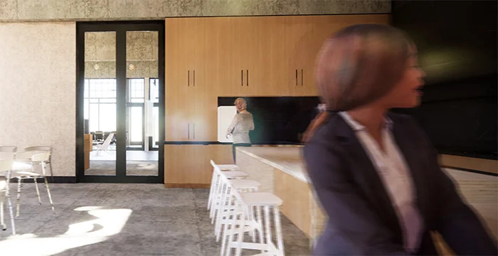 Enscape 3.1 with NVIDIA DLSS enabled, the ghosting gone and more definition within the scene