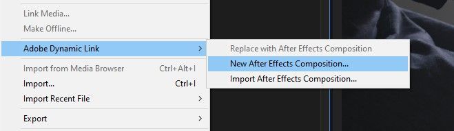 Exploring the Menus of Adobe Premiere Pro - File with iRender 4