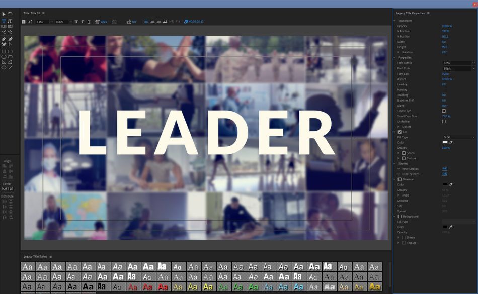 Exploring the Menus of Adobe Premiere Pro - File with iRender 1