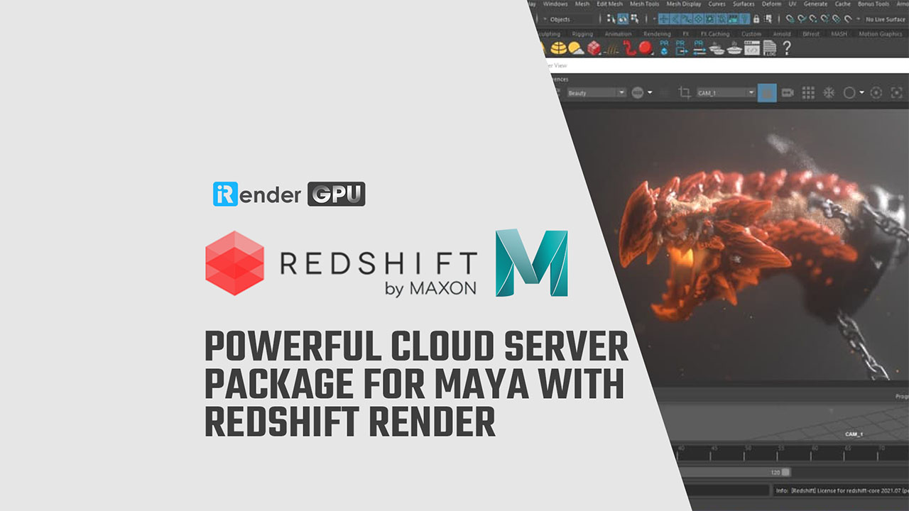 Powerful Cloud Server Package for Maya with Redshift render | iRender