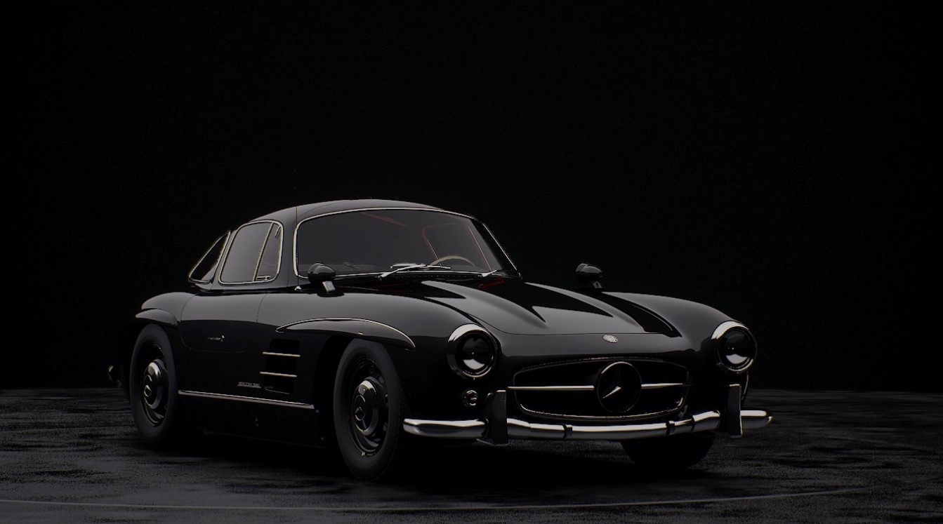 et up automotive studio lighting in Unreal Engine 7