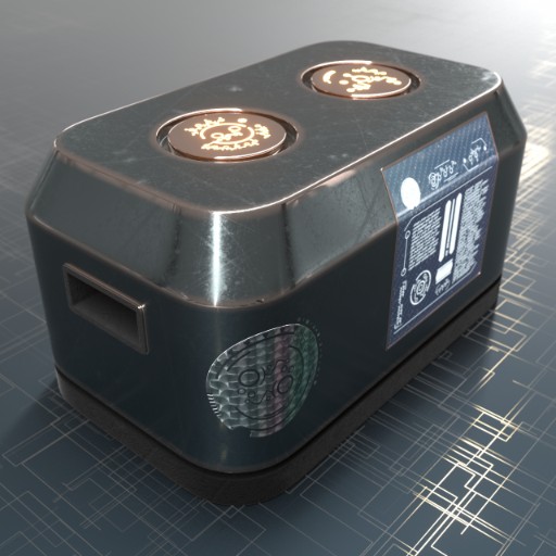 Final crate with Octane for Cinema 4D