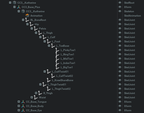 Omniverse using OmniSurface and OmniHairare MDLs for a photorealistic character