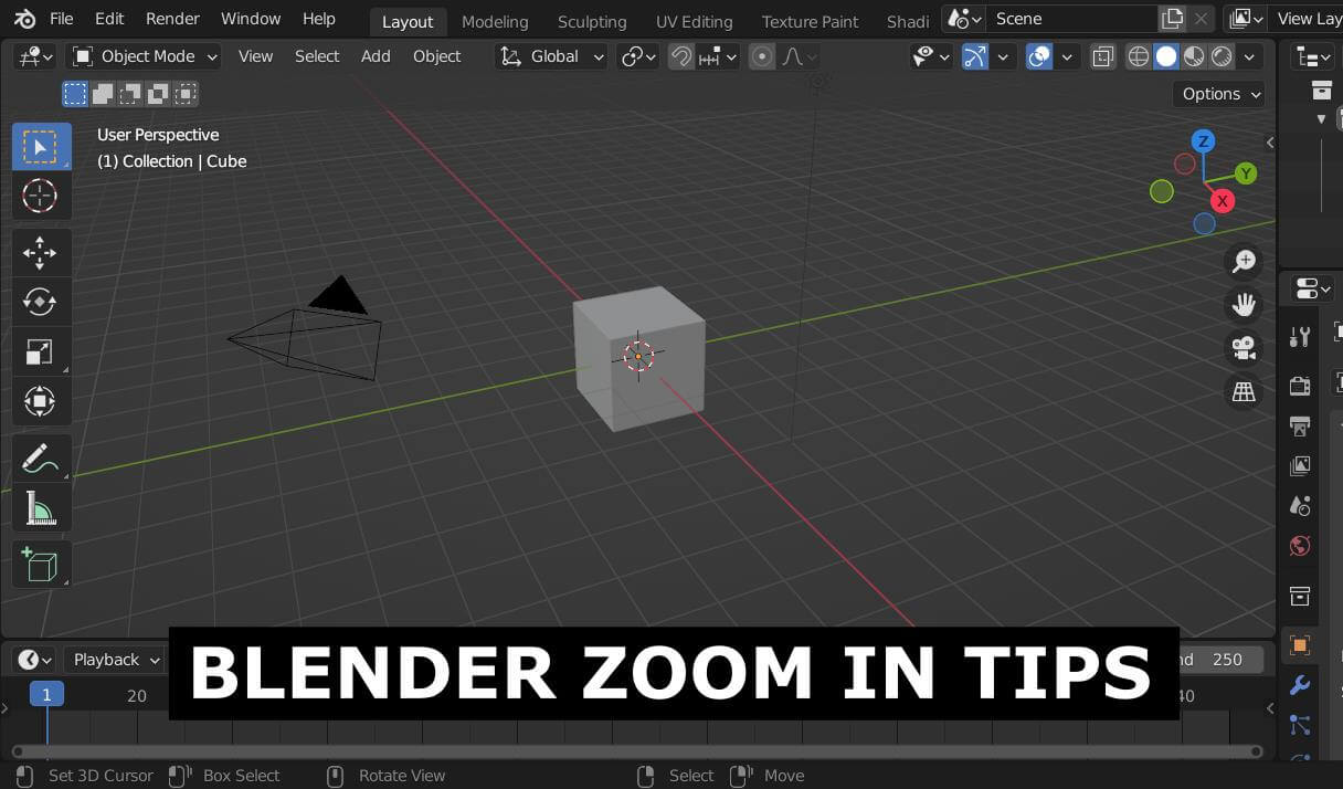 Himlen trimme Foto Tips to fix Zoom stops at a point in Blender | Blender Render farm