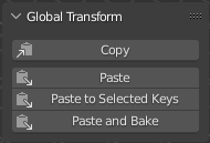 Global Transform panel, in the Animation tab of the 3D Viewport | Source: wiki.blender.org
