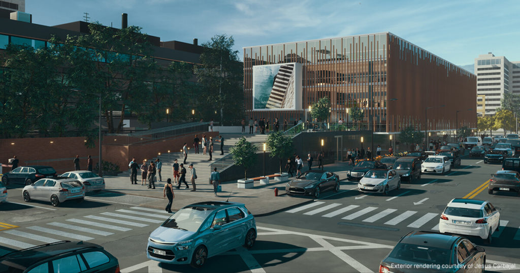 Exterior rendering in Twinmotion; image via Unreal Engine
