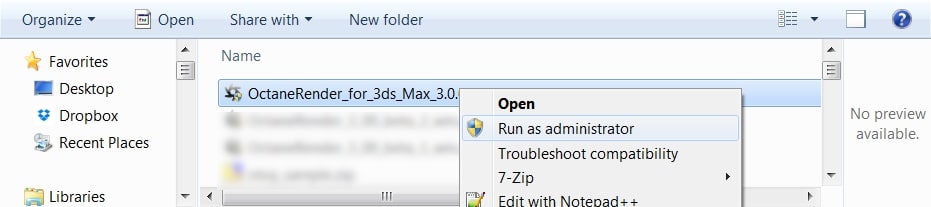 How to install OctaneRender for 3ds Max step 2