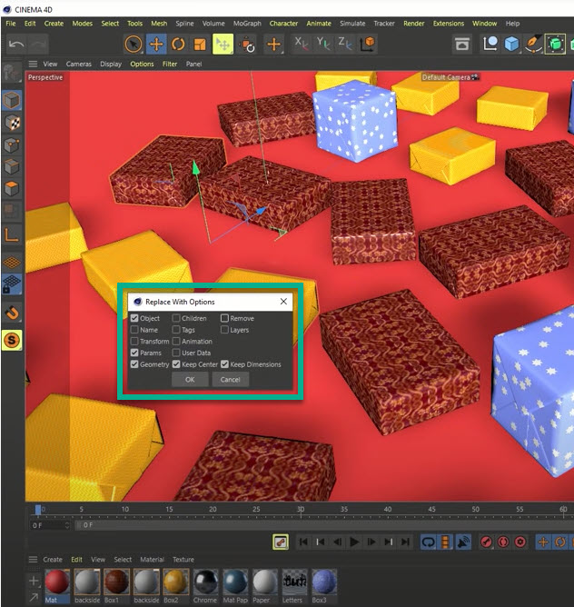 10 Features in Cinema4D - Virtual WalkthoughC10 Features in Cinema4D - replacement tool