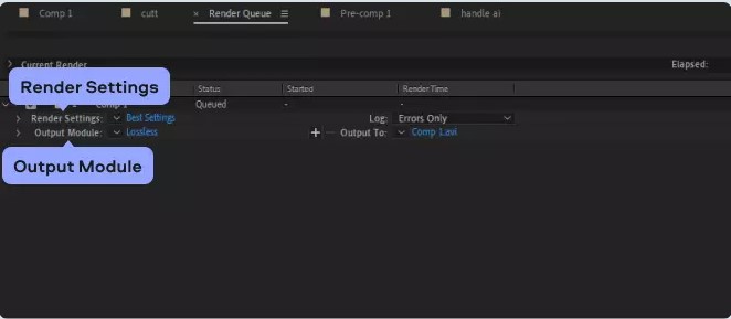 Ways to Render/Export in After Effects with iRender (Part1) 2