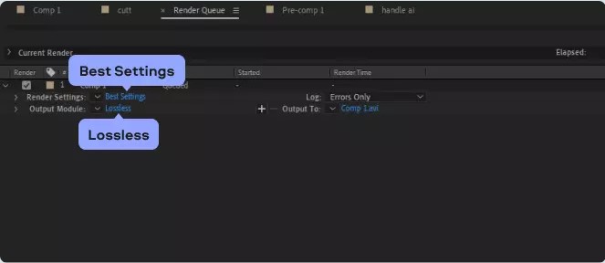 Ways to Render/Export in After Effects with iRender (Part1) 3