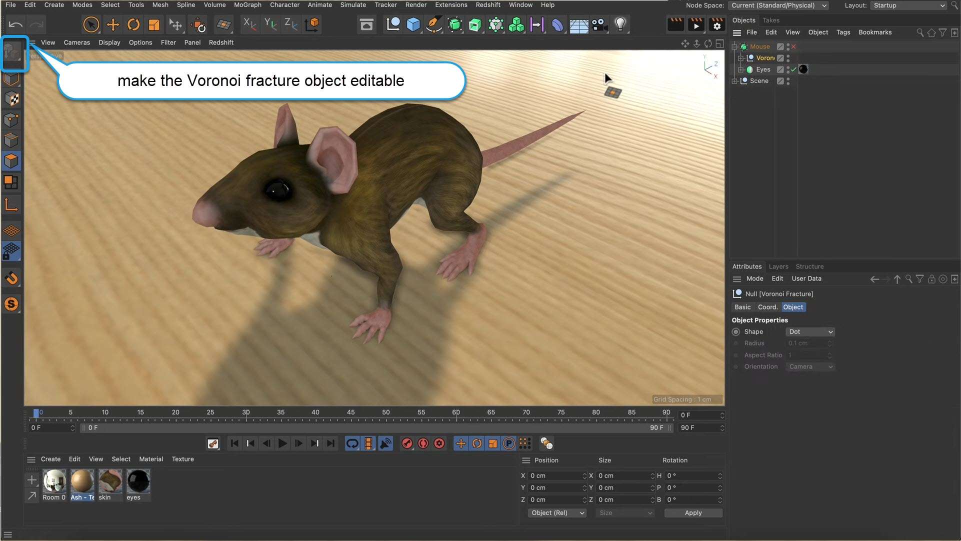 Closing all polygon holes in one go in Cinema 4D iRender with C4D 09