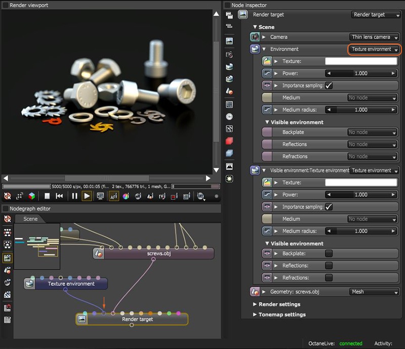 getting started with octanestandalone with irender 8a