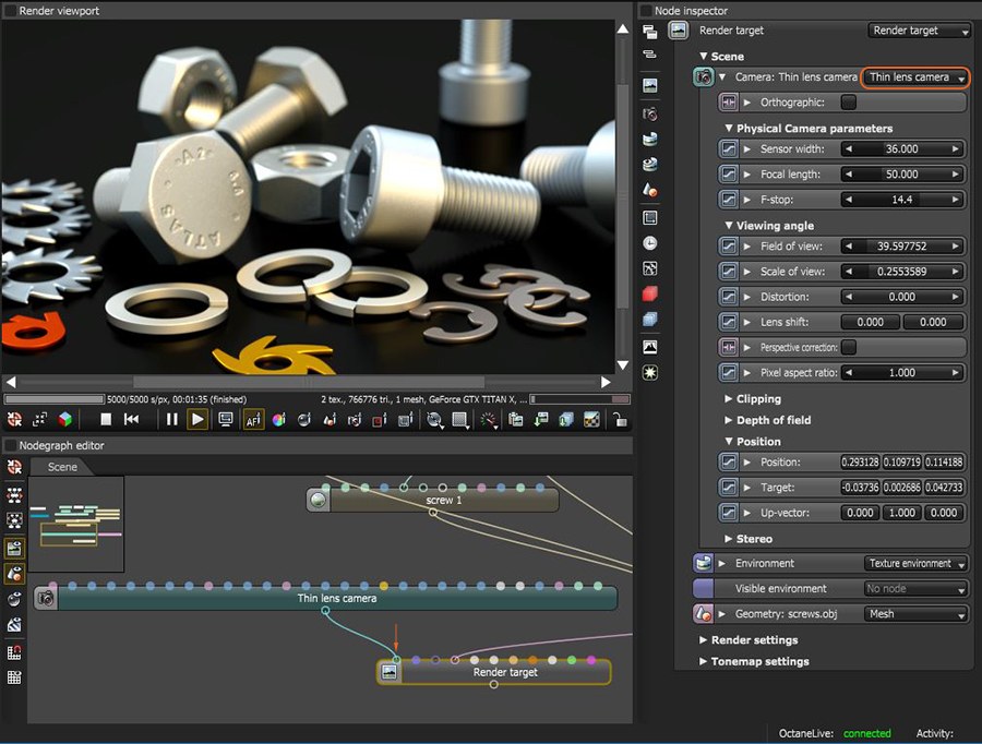 getting started with octanestandalone with irender 9