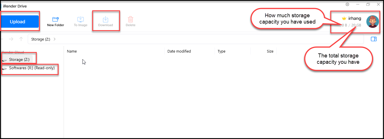 iRender Drive_Interface