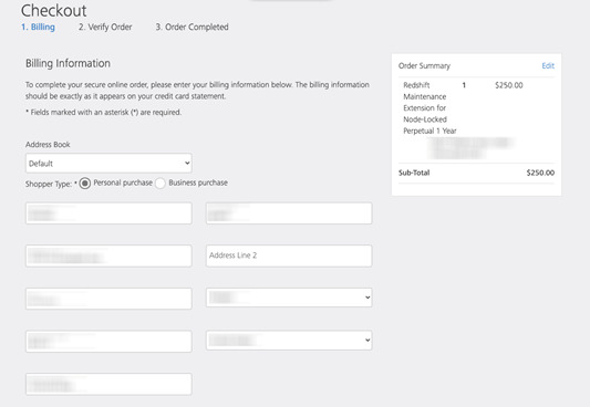 Maintenance Extension for Redshift license 6