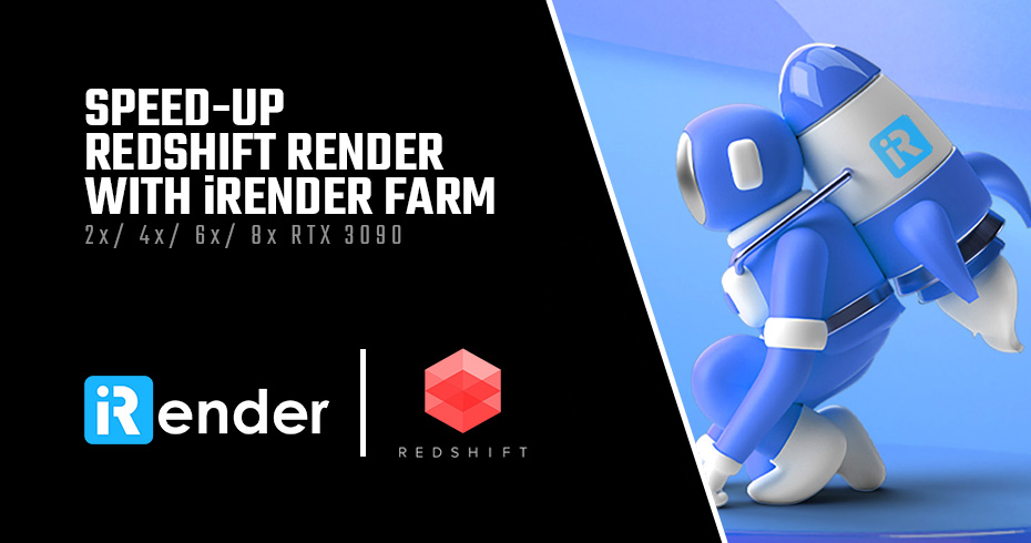 Cinema 4D Render Farm at iRender with Redshift