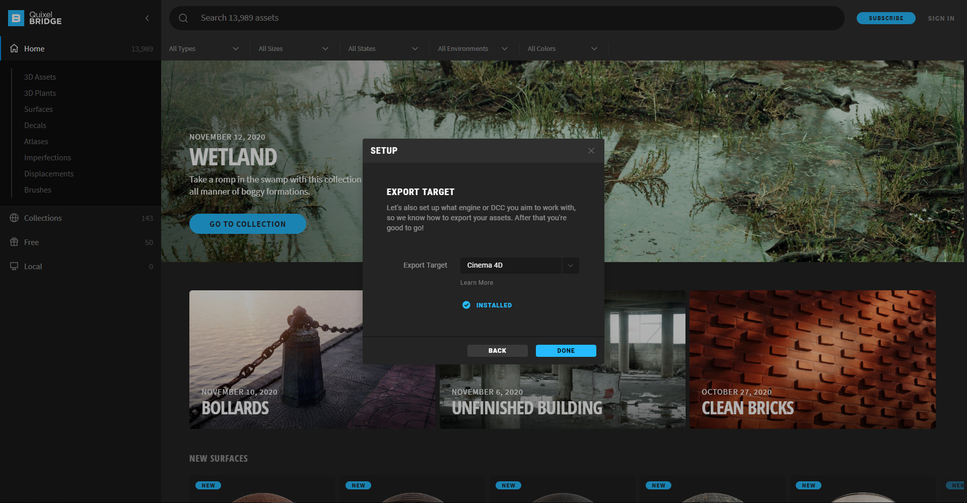 How to install Megascans Plugin for Cinema 4D 7