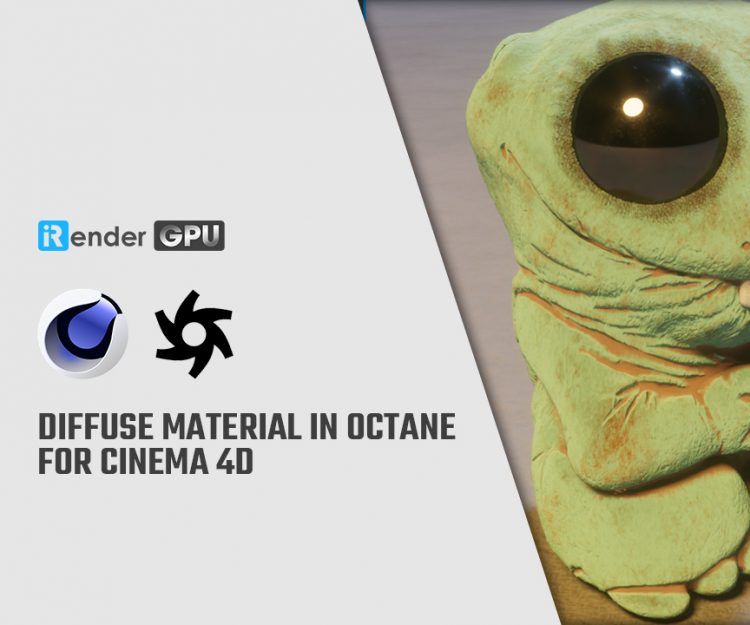 Diffuse Material in Octane for Cinema 4D | Octane Render Farm