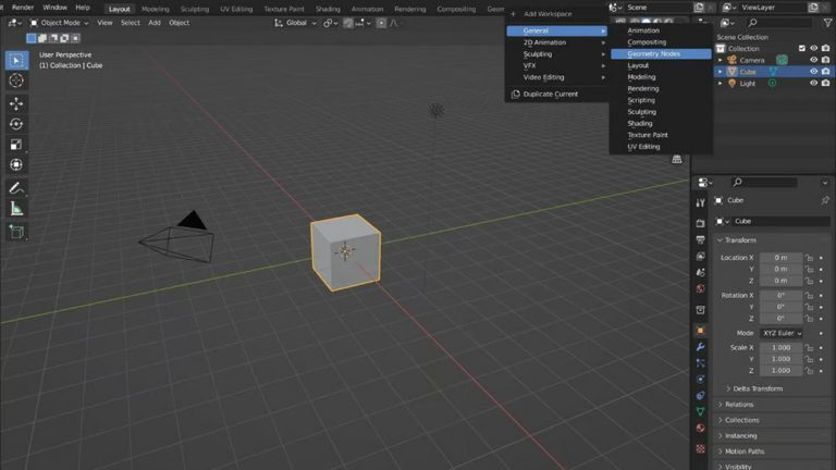 Exploring Geometry Nodes in Blender 3.4 with iRender | Blender Render farm