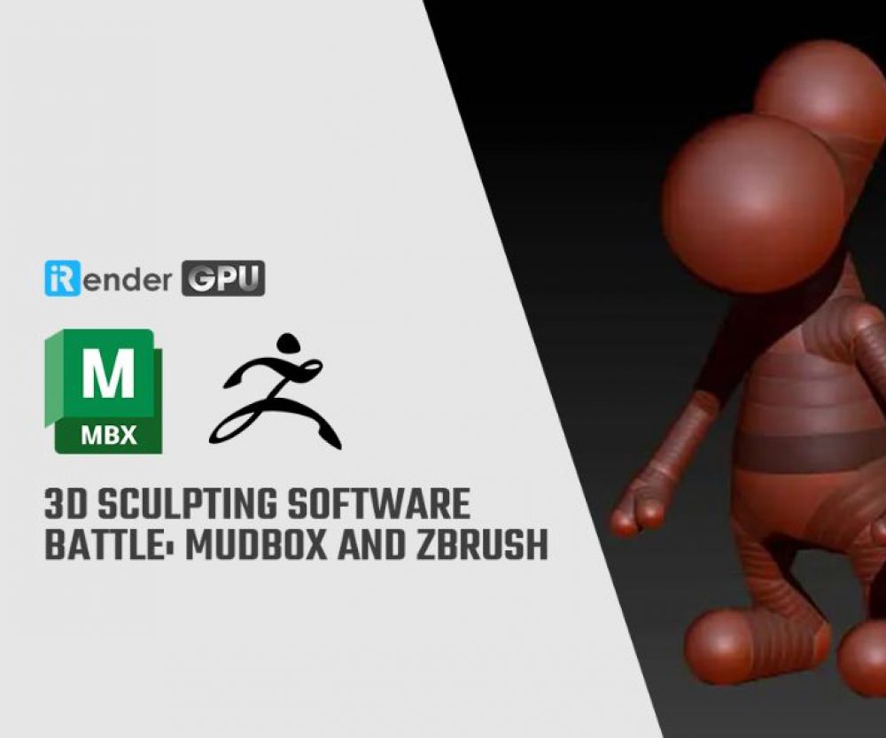 3D sculpting software battle: Mudbox and ZBrush | iRender