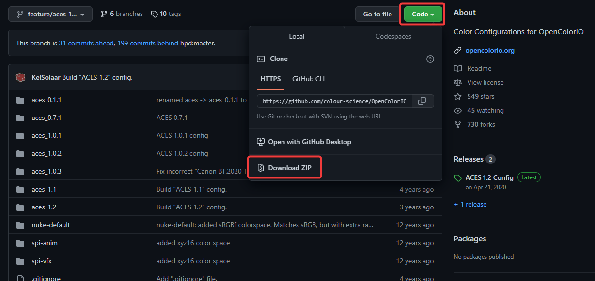 How to use Octane ACES/OCIO for Cinema 4D iRender with Cinema 4D and Octane 01