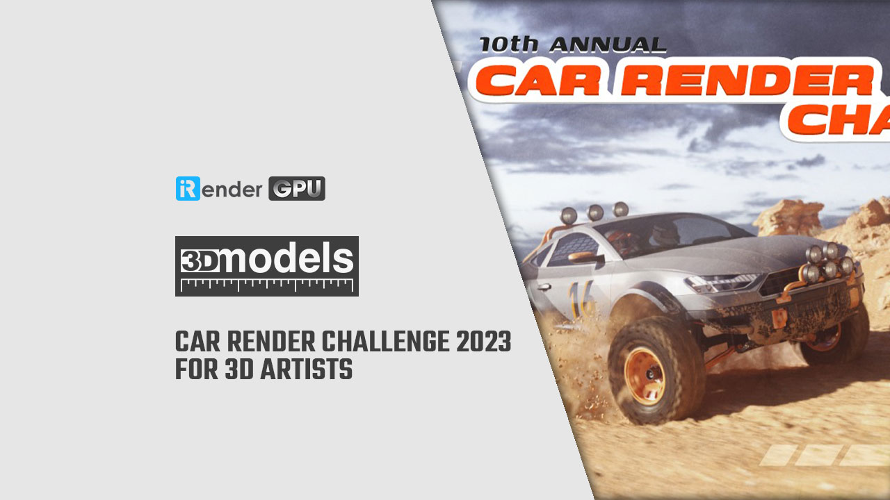 Car Render Challenge 2023 For 3D Artists | IRender News