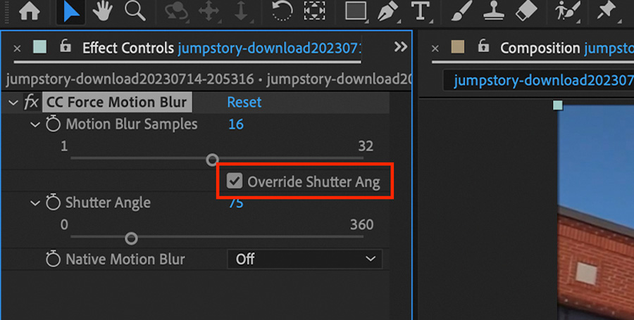 How To Add Motion Blur In After Effects image 1