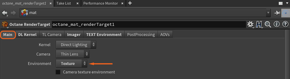 Understanding basic Octane Environment lights for Houdini 3