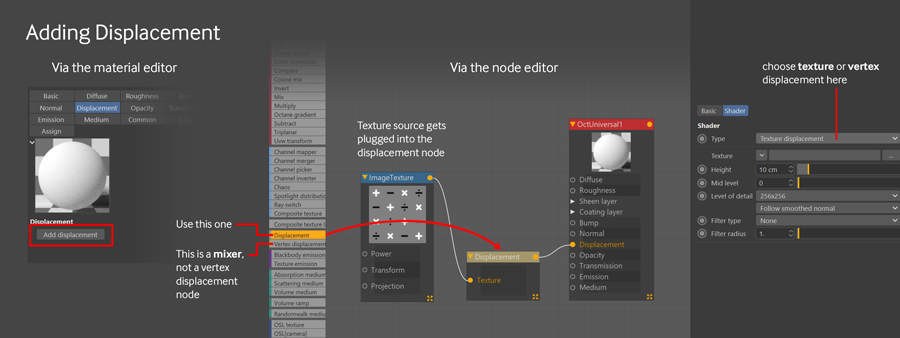 Working with Displacement in Octane for Cinema 4D image 4