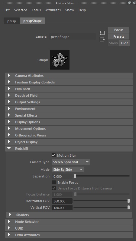 Dive into Redshift Camera types for Maya 10