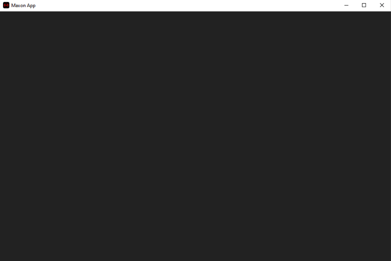 Fixing Maxon app’s blank screen when launching 1