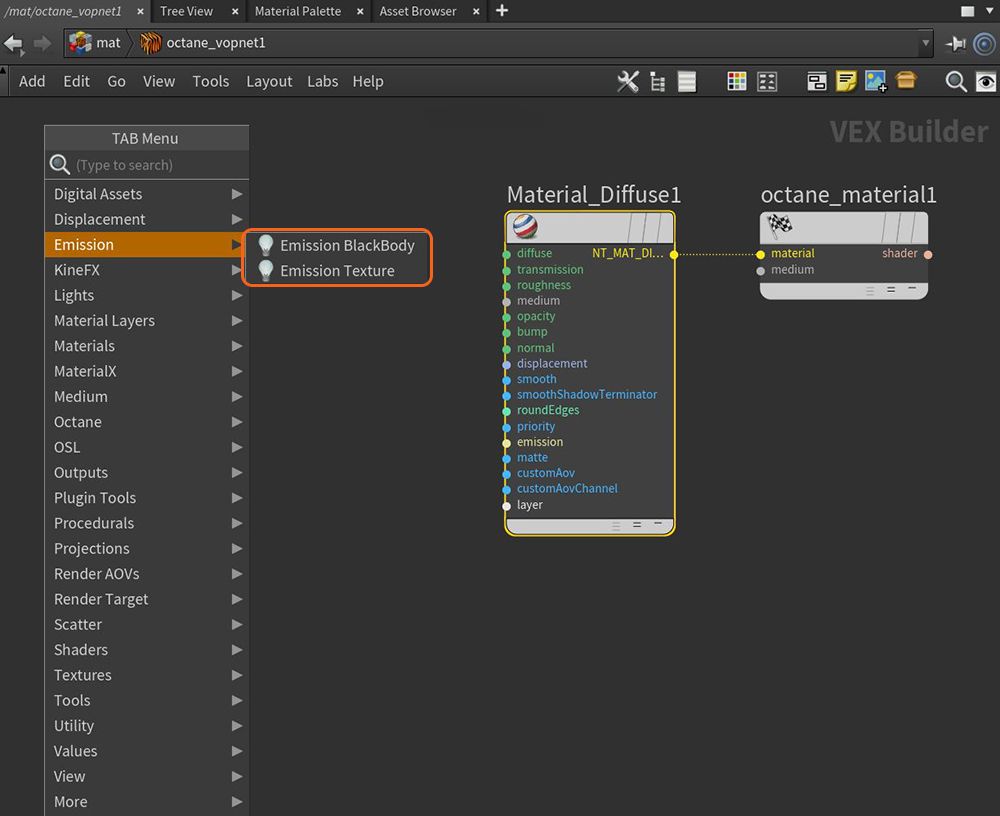 Understanding basic Octane lights for Houdini: Other lights 5