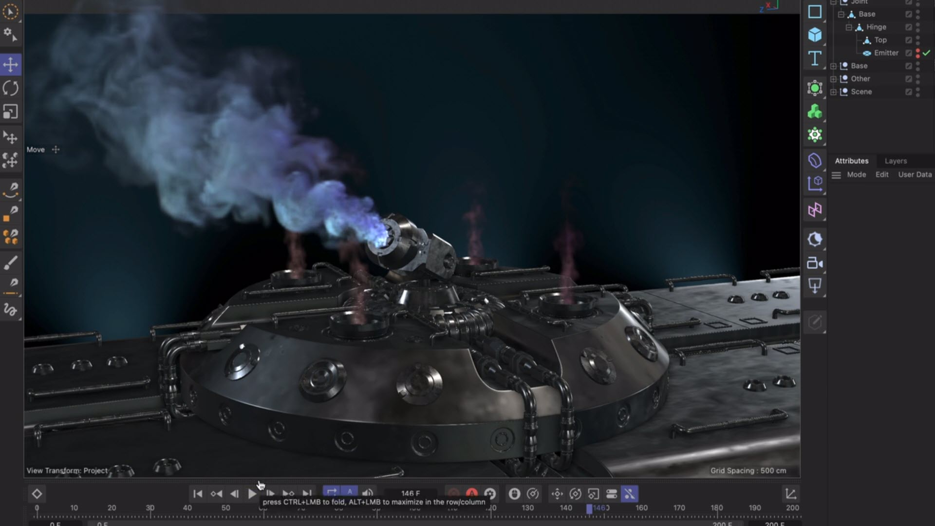 Using Pyro Simulation with Octane with iRender 03