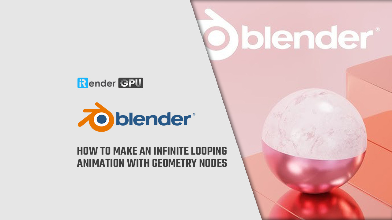 How To Make An Infinite Looping Animation in Blender with Geometry Nodes