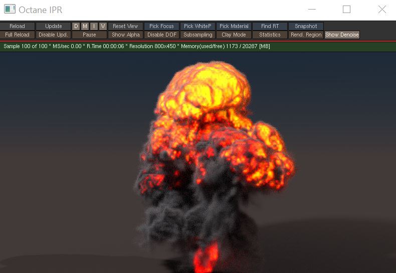 Explaining Houdini Volumes rendered by Octane 1