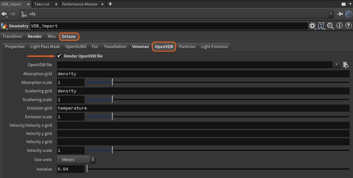 Explaining Houdini Volumes rendered by Octane 3
