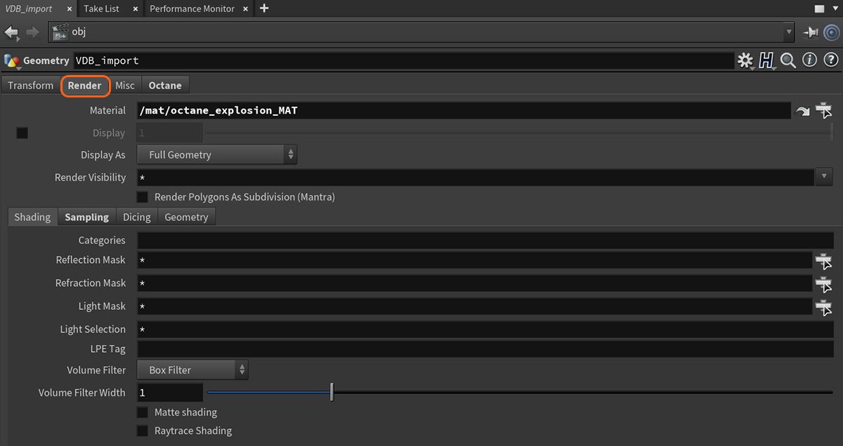 Explaining Houdini Volumes rendered by Octane 4