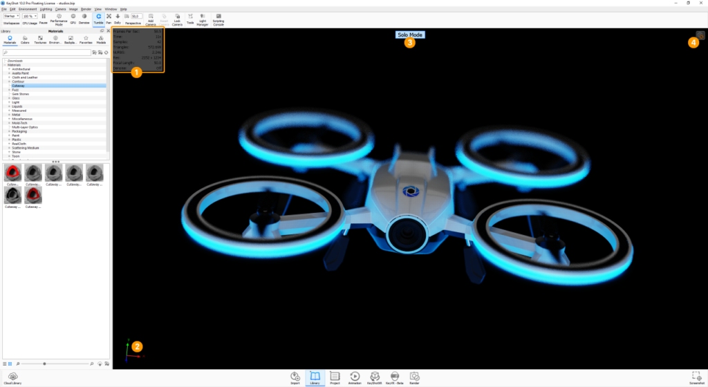 Choose Blender or KeyShot for Rendering with iRender 06